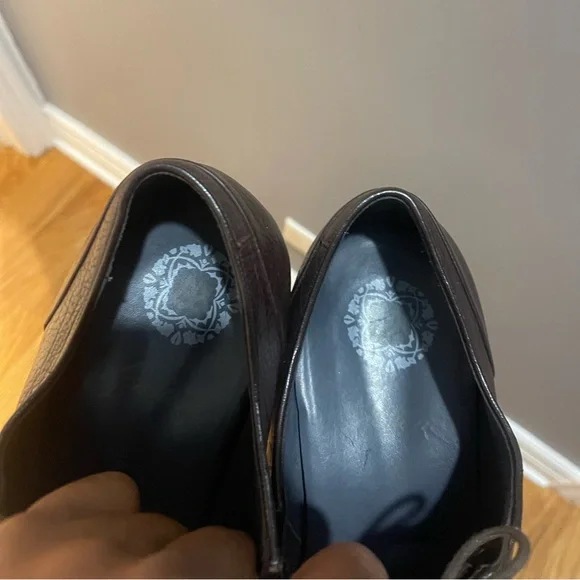 Massimo Dutti Brown Pebble Leather Dress Shoes - Sz 11.5 - Picture 11 of 15